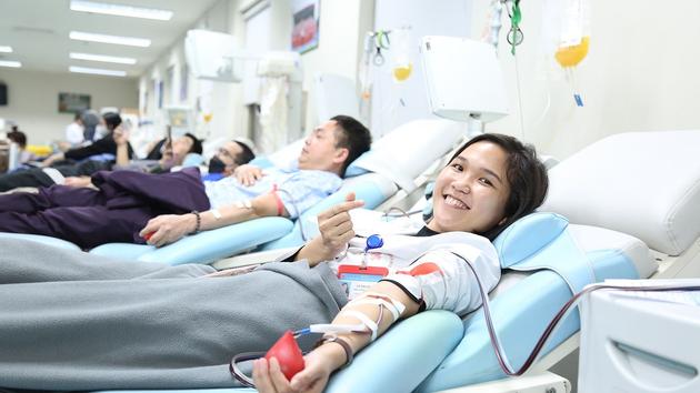 Hiến máu đầu Xuân - Nhân lên hạnh phúc
