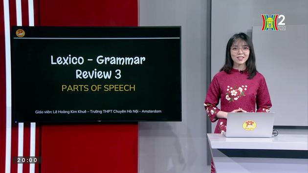 Ôn thi môn Tiếng Anh: Parts of Speech