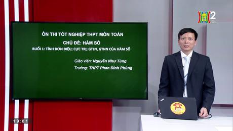 Ôn thi môn Toán: Hàm số (phần 1)