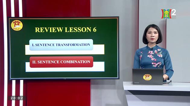 Ôn thi môn tiếng Anh: Review lesson 6