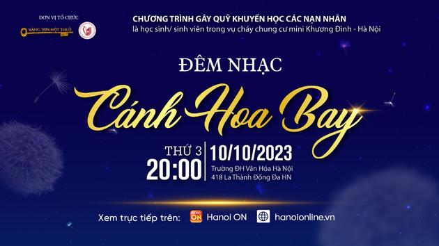 Đêm nhạc 'Cánh hoa bay'
