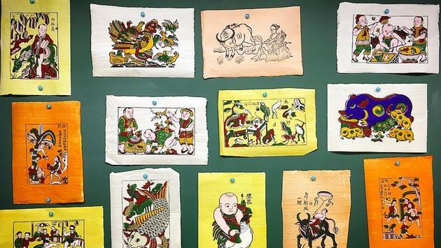 Về làng Đông Hồ xem tranh Tết
