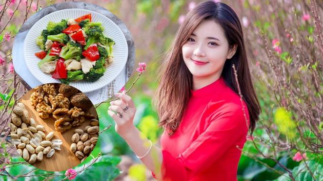 Những thực phẩm giúp chị em da đẹp, dáng xinh đón Tết