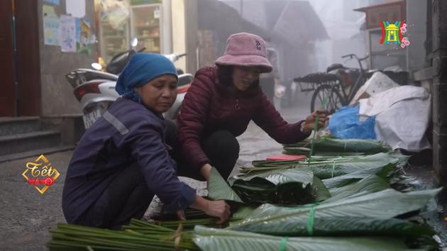 Đường làng sáng 30 Tết
