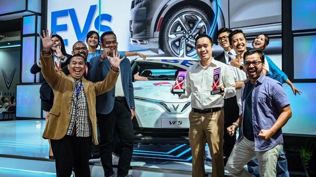 VinFast giành hai giải thưởng tại triển lãm Indonesia