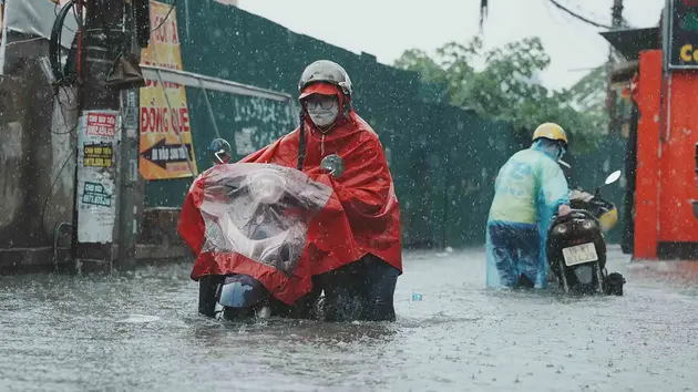 Hà Nội mưa lớn diện rộng trong ba ngày tới