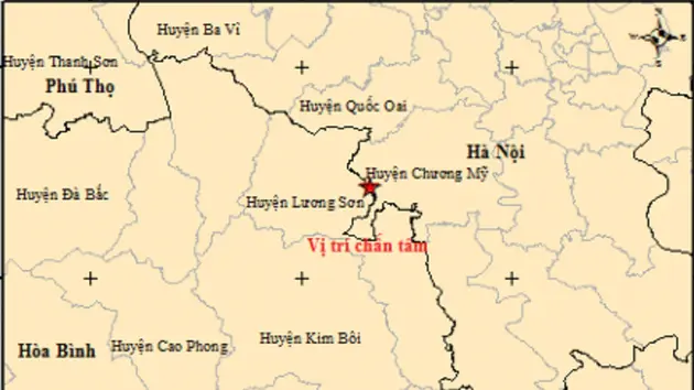 Ngoại thành Hà Nội vừa xảy ra động đất