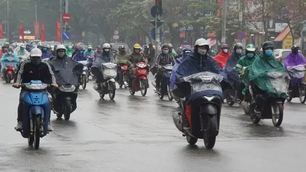 Thời tiết Hà Nội 12/2: Trời rét, có mưa phùn
