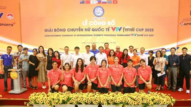 Công bố giải bóng chuyền nữ quốc tế VTV Ferroli Cup 2025